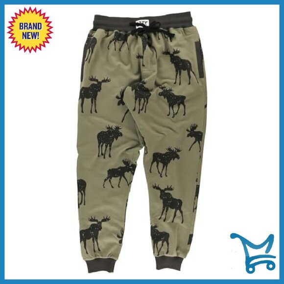 Men's Terry Cloth Jogger Sweatpants with Pockets, Elastic Waist - Picture 5 of 8